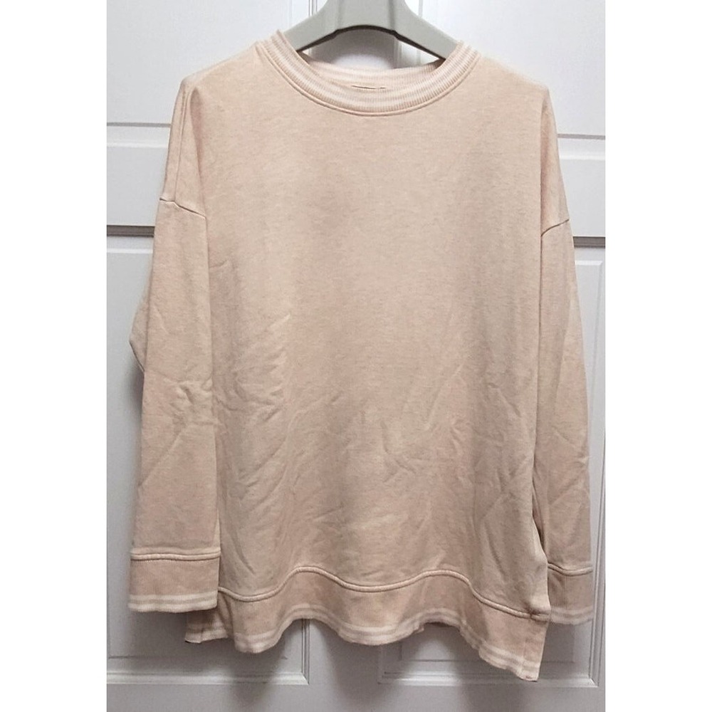 Vineyard Vines Women's Dreamcloth Sweatshirt 2K002073 - Tan - Sz Large